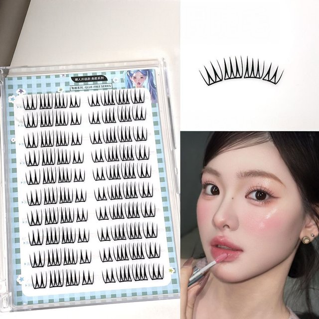 10/30 Rows False Eyelash U shaped Individual Clusters Lashes Natural Self Adhesive Reusable Eyelashes Koreasn Eye Lash Makeup