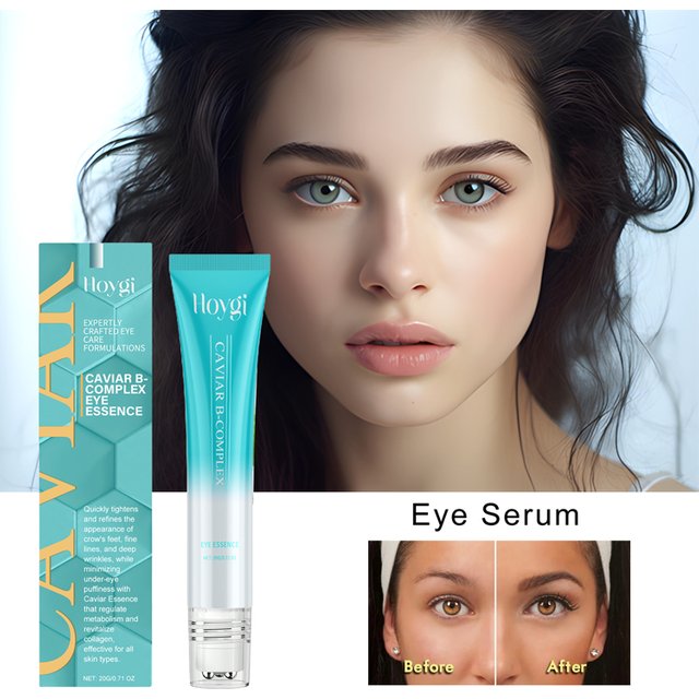 Caviar Eye Essence Remove Dark Clrcles Firming Lifting Smoothing Fine Lines Anti Puffiness Moisturize Skin Around the Eye Serum
