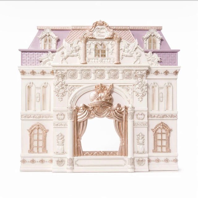 Flower Knows Knight Unicorn Storage Box Desktop Jewelry Empty Box Showcase Does Not Include Cosmetics Makeup Case