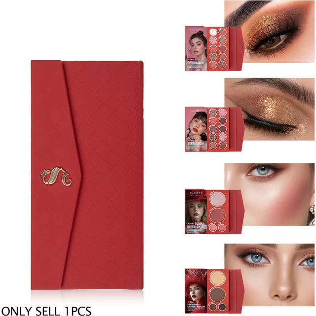 Foldable Wallet‑Style Makeup Palette | Eyeshadow Blush Highlighter Contour, Compact for Travel & Daily Use