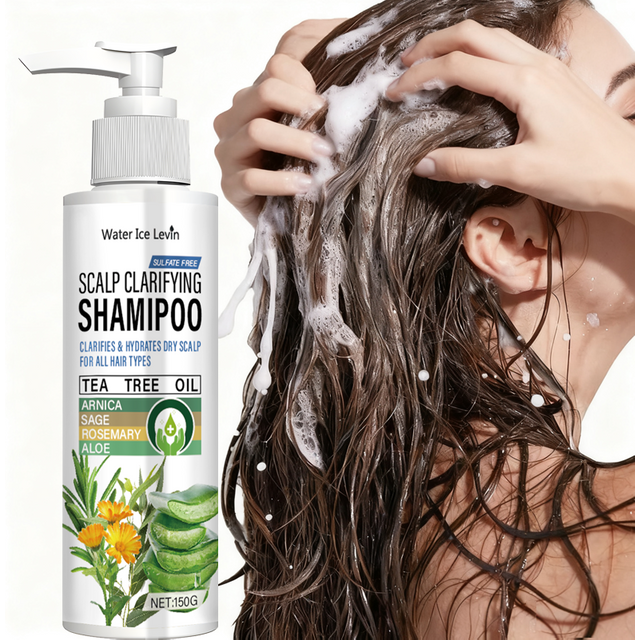 Sulfate Free Scalp Clarifying Shampoo with Tea Tree & Arnica - Cleanses & Hydrates Dry Scalp for All Hair Types