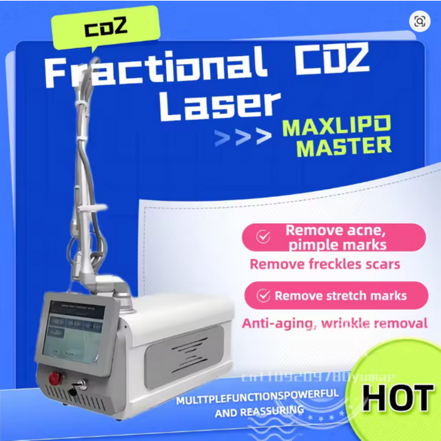 Hot Fractional CO2 Laser CE Certified Pulse Facial Beauty Equipment 10600nm Fractional CO2 Laser