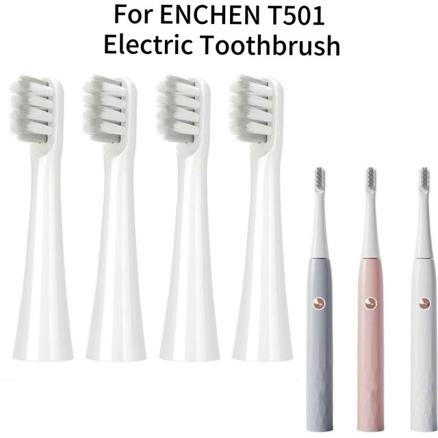 For ENCHEN T501 Electric Toothbrush Heads Bristles Enchen T501 Replacement Brush Heads,4/8/16pcs