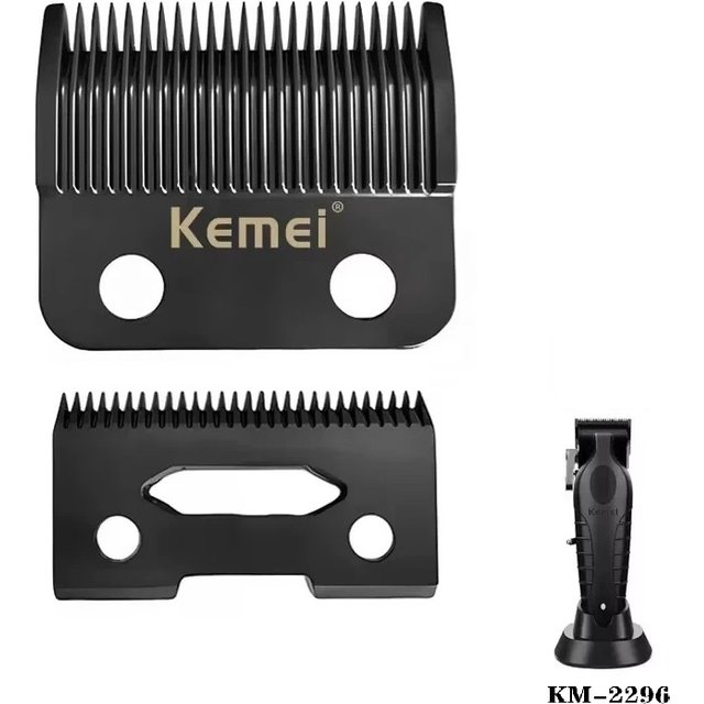Original Replacement DLC Blade Hair Clipper Blades Cutter Head Fit For Kemei KM-2296 Electric Hair Trimmer Accessories