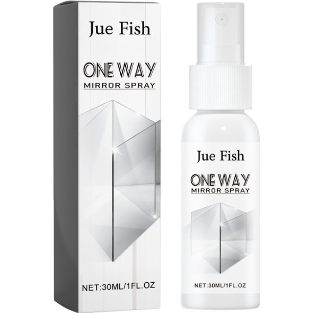 Reflective One-Way Mirror Privacy Spray Multifunctional Glass Cleanser Remove Dust Grime Water Spots for Automobile Rearview