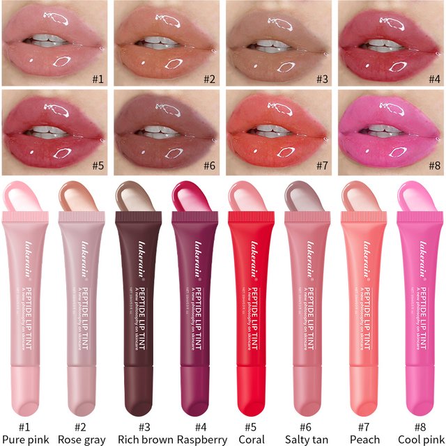Plump Moisturizing Glossy Mirror Lip Gloss Nutritious Lip Oil Cosmetic Portable Lip Makeup Reduce Fine Lines On Lips for women