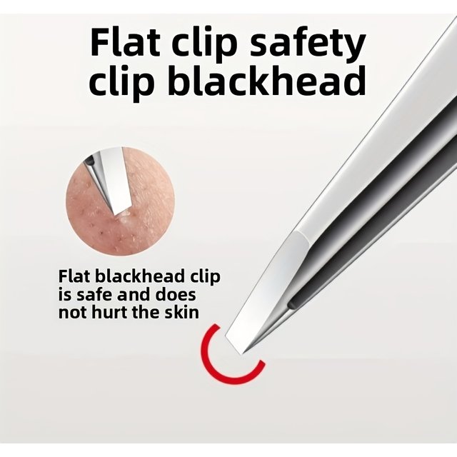 Professional High-Precision Tweezers for Eyebrows Facial Hair and Ingrown Hair Removal for women and Men Stainless Steel Clip