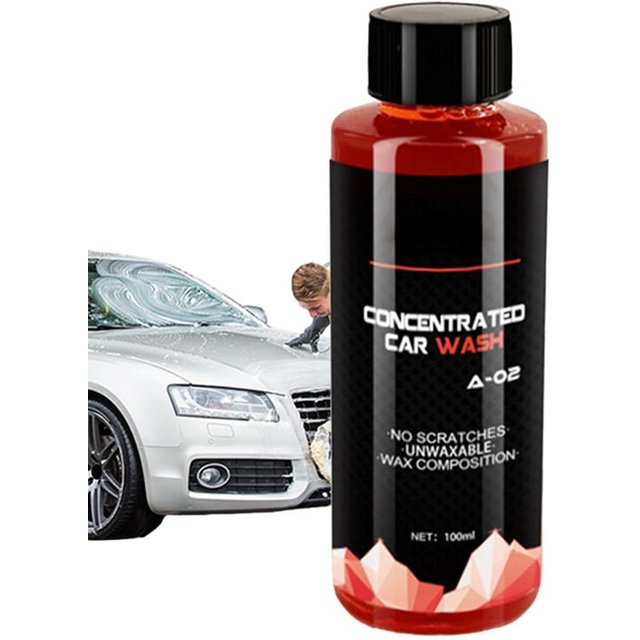 Car Cleaning Foam Large Capacity High Concentration Super Foam Car Wash Liquid Auto Washing Shampoo Car Wash Supplies 100ml