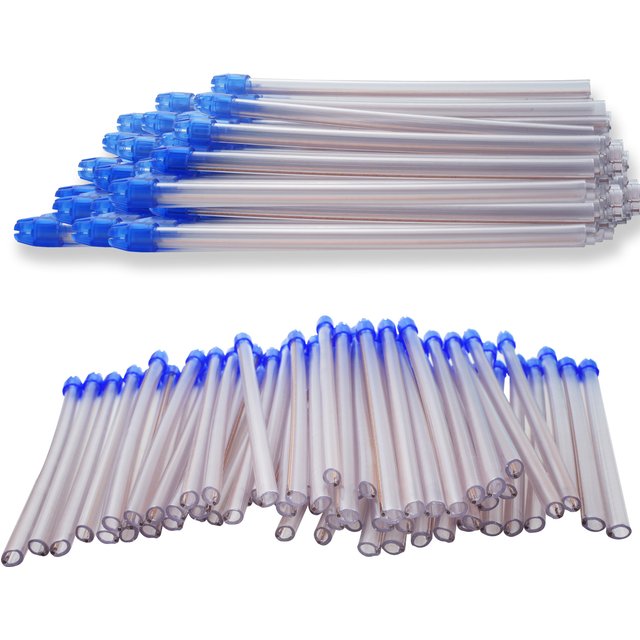 50/100pcs Dental Saliva Ejector Aspirator Tube Oral Care Bendable Disposable Suction Tips Bendable Dentistry Materials