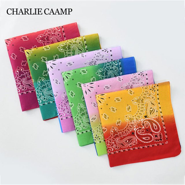 Bandana en coton Paisley bohème cheveux Turban tête femme Hijab Hip Hop foulard unisexe bandeau poignet enveloppes masque facial accessoires