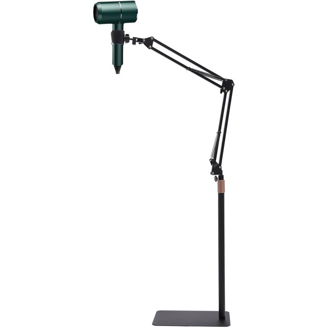 Hair Dryer Stand 360 Degree Rotating Blow Dryer Holder Adjustable Height Hair Dryer Rack with Heavy Base for Home Salon