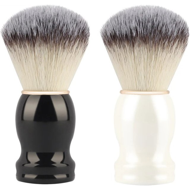 1pcs Beard Shaving Brush Men Facial Cleaning Tools Wooden Handle Bristle Makeup Brushes Hair Salon Barber Soap Foam Shave