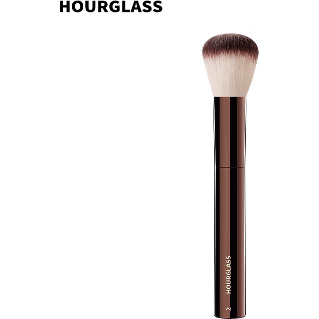 Hourglass Makeup Brush- No.2 Foundation/ Blush Brush Soft and Skin-friendly Fiber Hair Fashion Design Single Face Brush