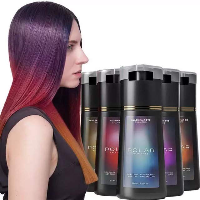 3 In 1 Hair Dye Shampoo Instant Hair Coloring Shampoo Long Lasting Color Nourishing Hair Dye for men Women Gray Hair Coverage