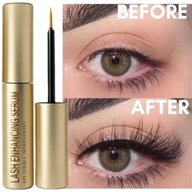 Natural Fast Eyelash Growth Serum Natural Eyelash Enhancer Longer Fuller Thicker Curling Lash Treatment Eye Care Products Makeup