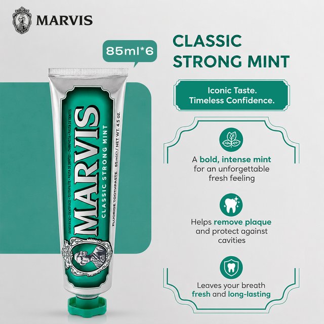 Marvis - Classic Strong Mint Toothpaste (85ml)