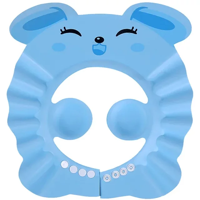 Baby Shower Soft Cap Adjustable Hair Wash Hat for Kids Ear Protection Safe Children Shampoo Bathing Shower Protect Head Cover