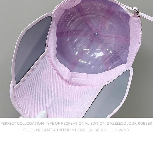 New Sunscreen Hat Unisex Summer Sun Hat Outdoor Sports Big Brim Cap Breathable Fishing Hat Retractable Sunshade Anti-Ultraviolet