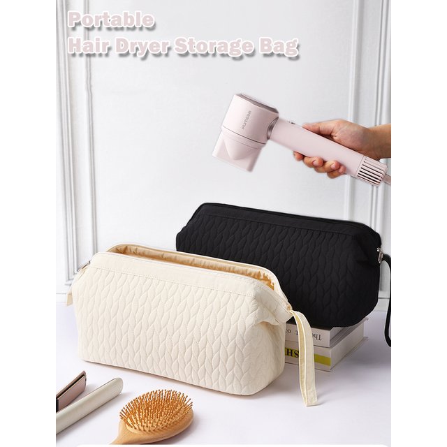 Portable Hair Dryer Storage Bag Multi-functional Curling Iron Storage Bags Hair dryer Components Storage Bag Makeup Organizer