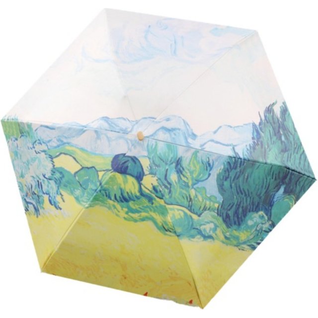 Lightweight Portable Mini Sun Umbrella Folding UPF 50+ Sun Rain Umbrella Waterproof UV Resistant Sunscreen Parasol Outdoor