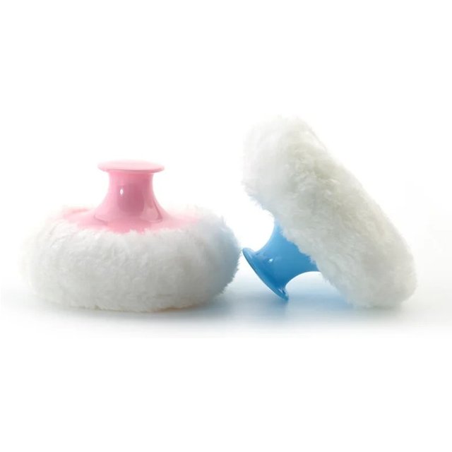 1/3/5PCS Soft Body Baby Face Comfortable Perfect Sponge Infant Puff Cosmetic Bath Puff Box Powder Case Talcum Women Makeup Puff