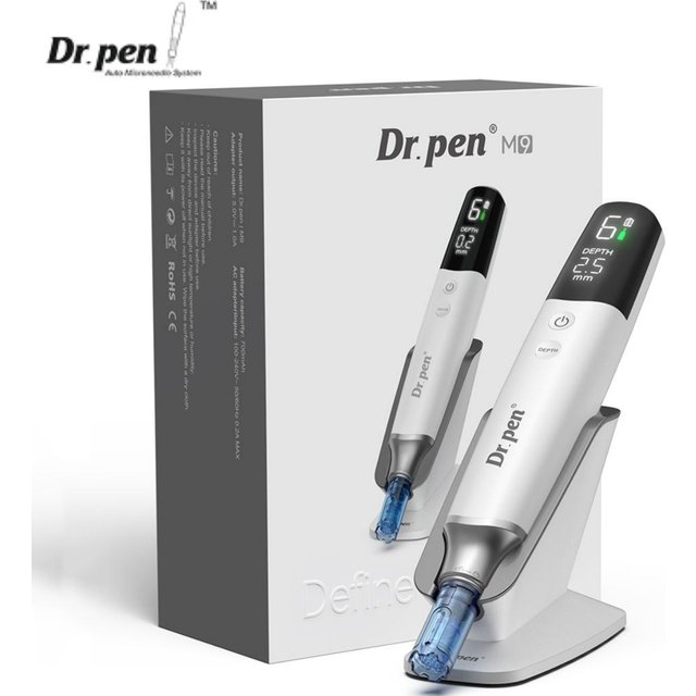 Professional Dr Pen M9 Wireless Derma Pen Microneedling Pen Needles Skin Care With 2PCS 18pin Mesotherapy Beauty Machine