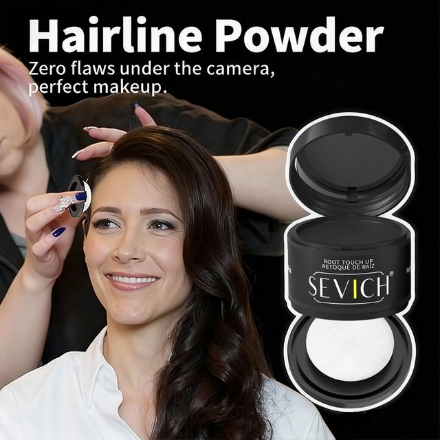 Hair Line Powder Contouring Shadow Powder Root Touch Up Natural Instant Waterproof Forehead Hairline Shadow Concealer Coverage