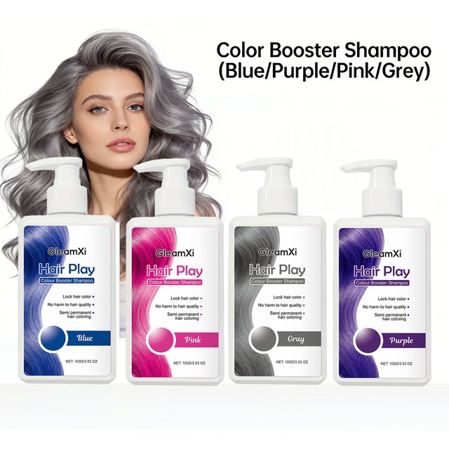 Color Booster Shampoo Lock Hair Color Enhance Semi-Permanent Colour Not Damaging Hair Non-irritating Scalp Hairdressing Shampoo