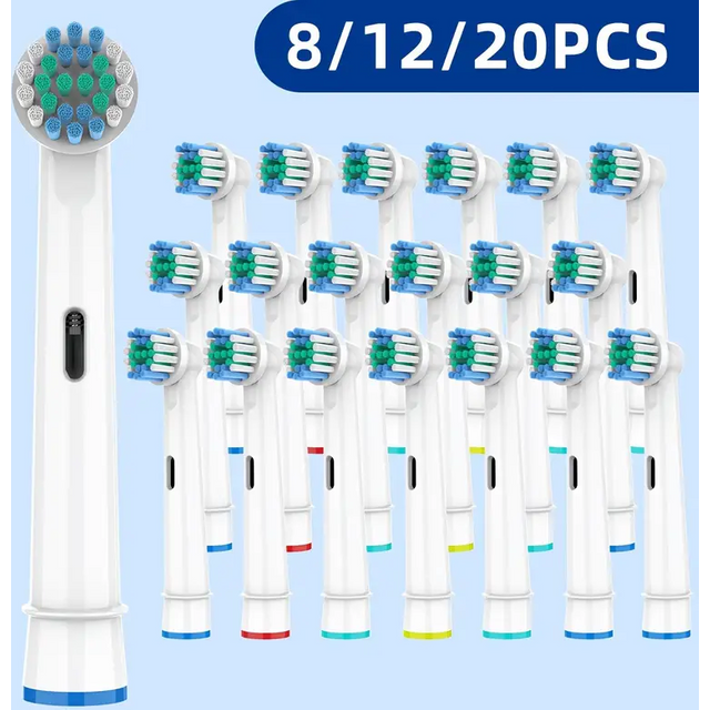 4-24 Pcs Replacement Toothbrush Heads Compatible with Oral-B Braun Professional Electric Toothbrush Heads Brush Heads