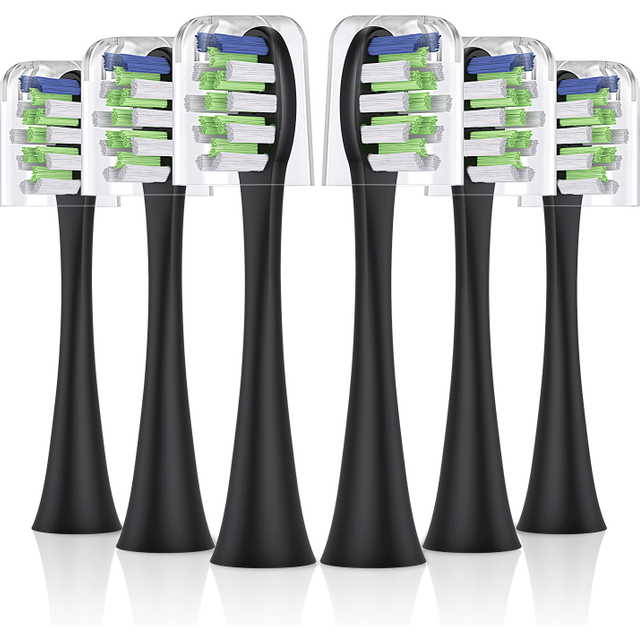 6pcs/lot Replacement Toothbrush Heads for Sarmocare S100 S700 S710 Ultrasonic Sonic Electric Toothbrushes Heads Soft Brush Heads