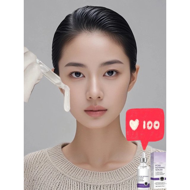 2025 H0T sellPore Shrinking Serum Large Pores Tightening Facial Pore Minimizing Essence Skin Care Beauty Firm skin
