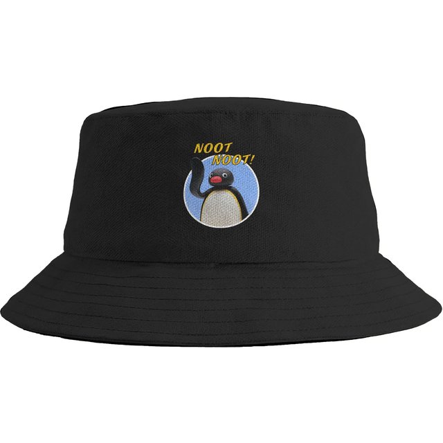 Noot Noot Pingu Funny Pingu Meme Bucket Hat for unisex Fisherman Hats Vintage Hunting Caps Breathable Hawaii Sunscreen Hats