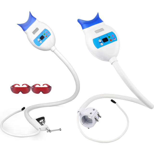 Dental Cold Light 8 LED Professional Teeth Whitening Lamp Teeth Bleaching Machine Dentistry Equipment Tool Center Pillar Style