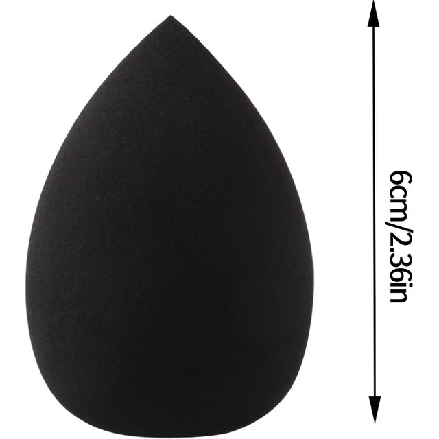 10PCS Black Beauty Eggs, Dry and Wet Dual-Purpose Sponge Eggs, Makeup Powder Puffs, Foundation Liquid Special Makeup Eggs