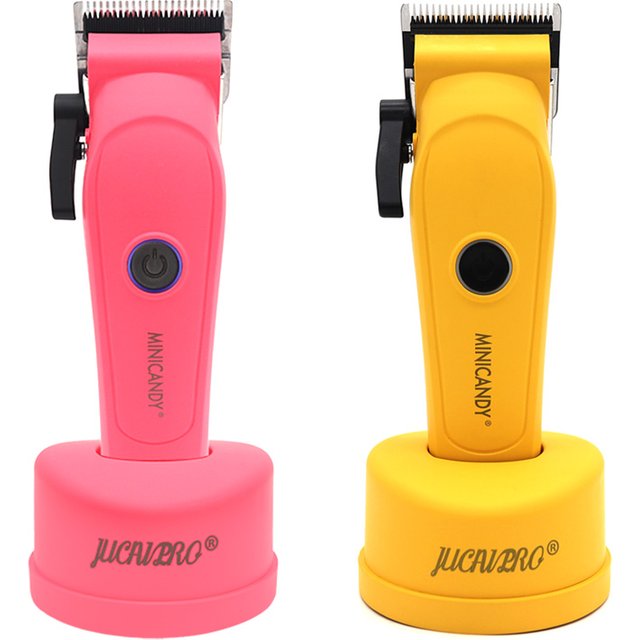 JUCAI Mini Candy JC-06 Professional Hair Clipper Fade Blade 7200RPM Brushless Motor with Base Charger 3200mhA Hair Cut Machine
