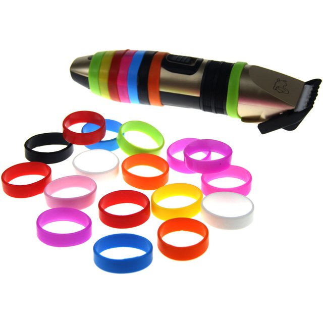 Trimmer Grip Barber Hair Clipper Grip Rubber Anti Slide Design Barber Trimmer Grips Hairdressing Decorative Rings