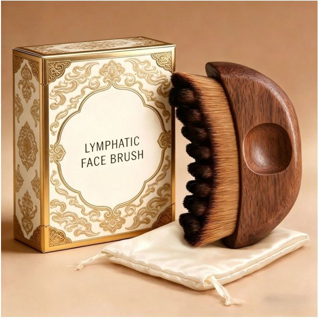 Massager for Face Lymphatic Contour ,Skin Scraping Body Sculpting ,Face Guasha Brush Drainage Massager Brush Facial Massage