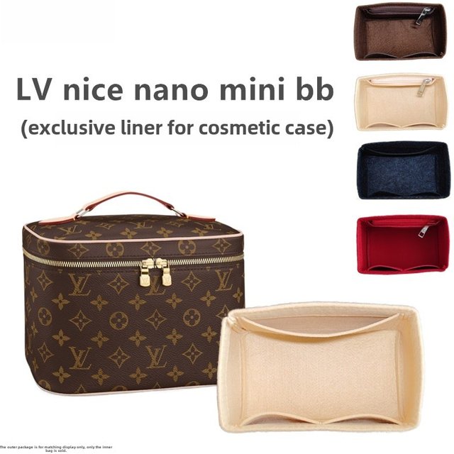 Makeup Bag Inner Organizer Pouch Cosmetic Storage Bag Cube Shape Pure Color Storage Bag for Home Organization