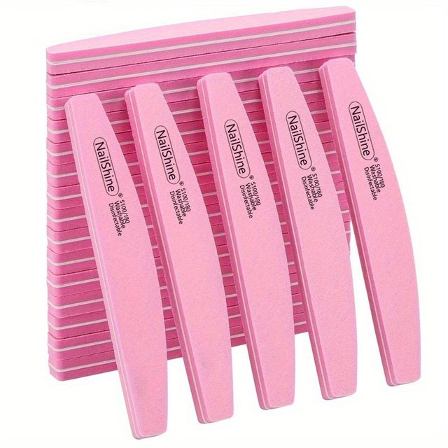 2/5/10PCS Professional Double-sided Nail File Block Colorful Sponge Nail Polish Buffing Sanding Buffer Strip Polishing Pedicure