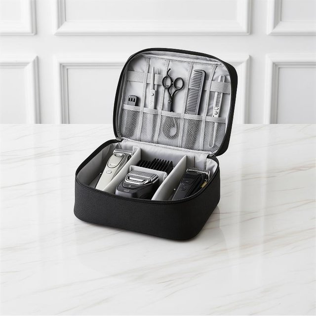 1Pcs Barber Hair Clipper Storage Bag Dust-proof Oxford Haircut Tool Organizer Carry Case for Home Salon Travel Barbers