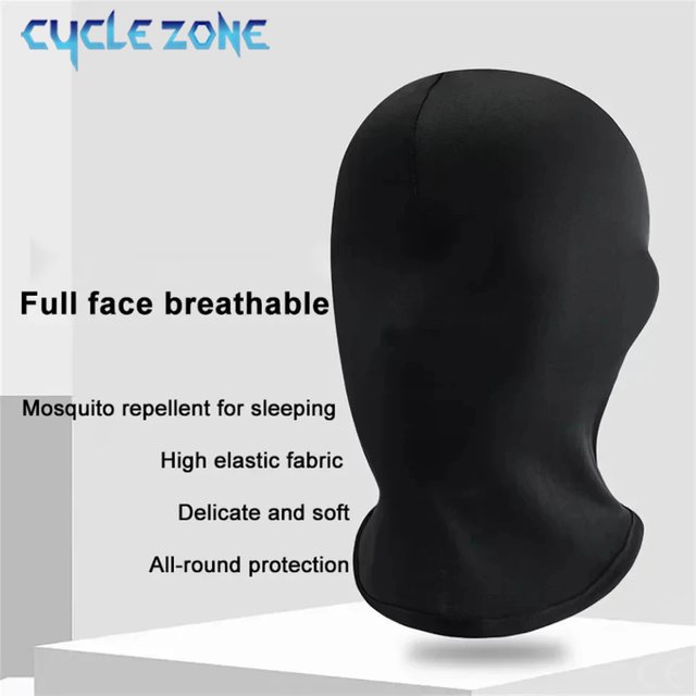 Full Face Mask with No Hole UV Protection All-round Protection Balaclava for men Women Winter Warm High Elastic Fabric Mask Hat