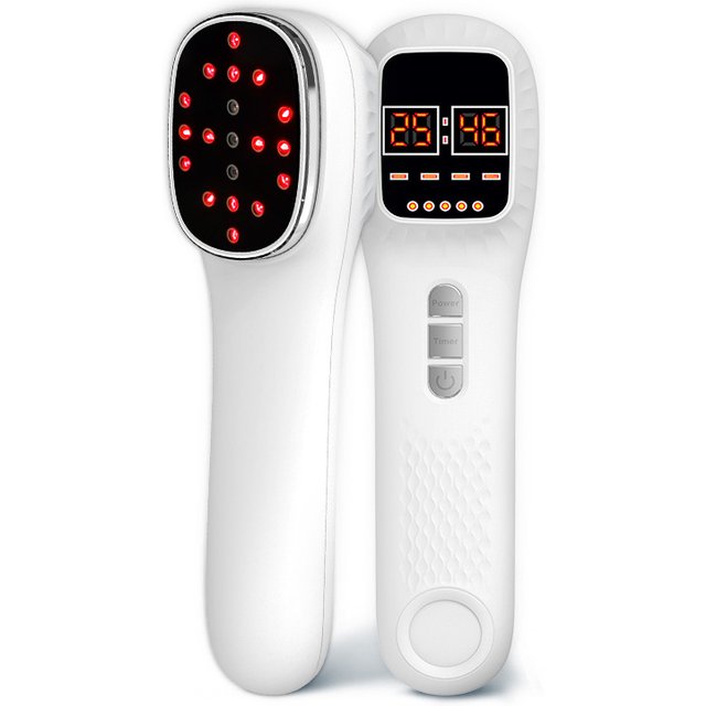 New Handheld Facial Body Red Light LED Laser Therapy Beauty Device Anti Aging Wrinkle Acne Rejuvenation Skin Tighten Whitening