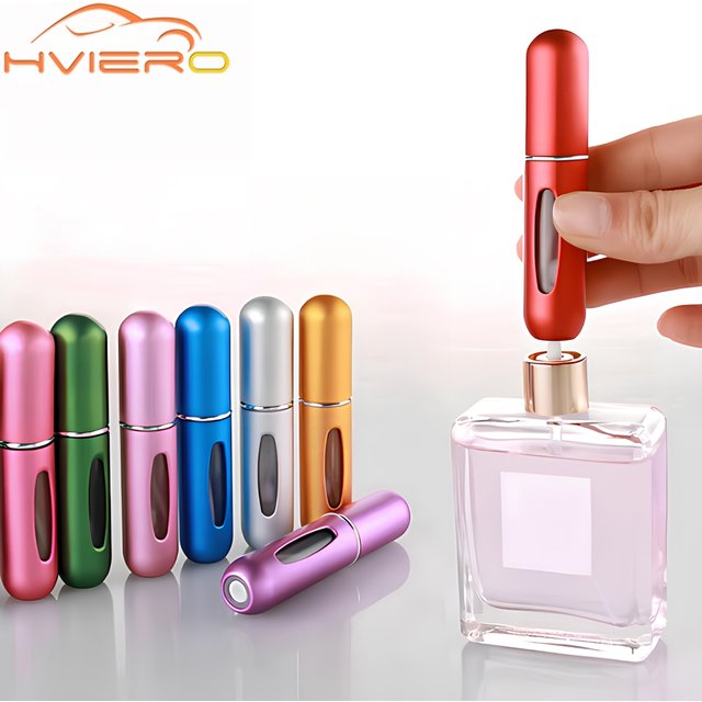 Bouteille de recharge de parfum portable, mini pot de pulvérisation, pompe à parfum, désodorisant,