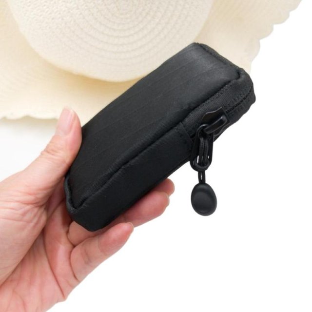 Mini EDC Polyester Pouch Portable Coin Purse Pocket Organizer Water Resistant Small Bag for Travel Daily Carry Use