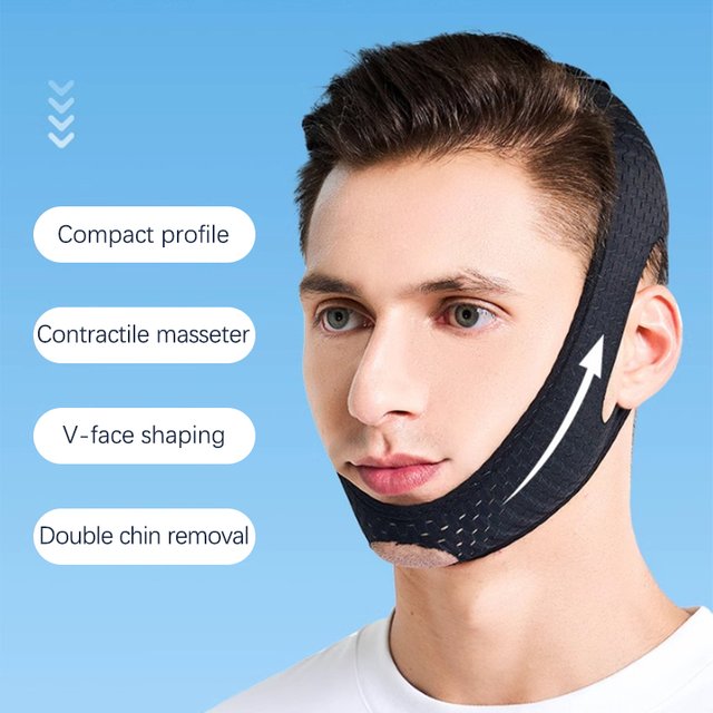 V Face Shaper Anti Wrinkle Red Soins De Double Lift Massager Chin Bandage Thin Face Care Beauty Health Slimming For Man