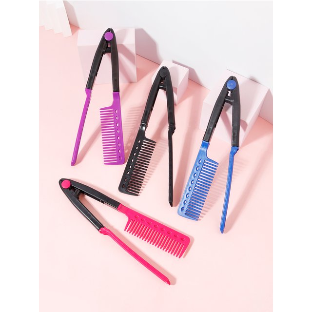 Straight Hair Brush, V-Shaped Straightener, Straighten Hair, Suitable for Hair Salons, Special for Real Hair Wigs