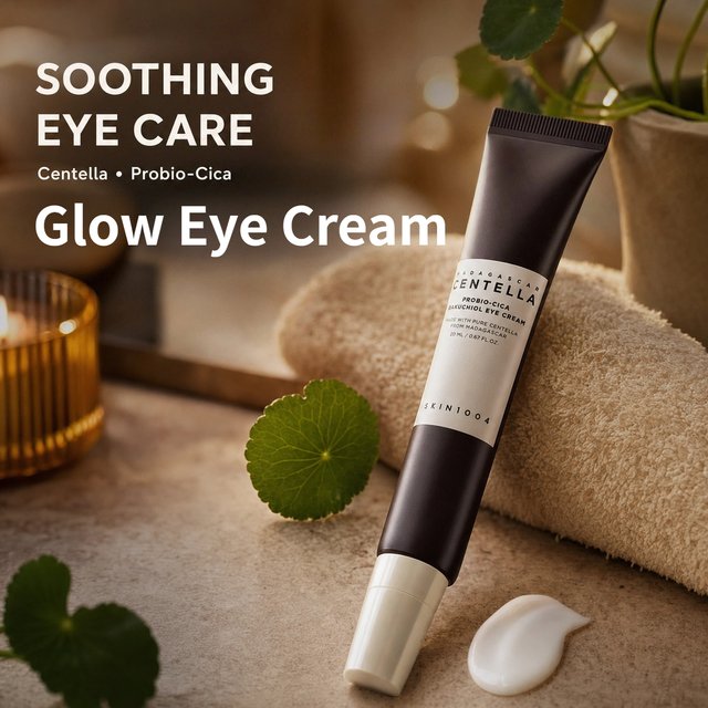 Korean Skin Care Centella Probio-Cica Bakuchiol Glow Eye Cream Reduces Fine Lines Facial Moisturizing Firming Skin Eye Care