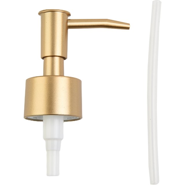Gold-Silver Soap Dispenser Pump Head Press Pump Head Spring Pump Head-Liquid Pump Lotion Face Cream Shampoo Travel Essential