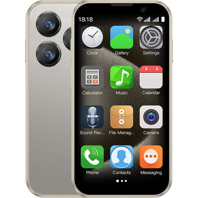 SOYES XS18 Pro 3.0" Mini Smartphone 2GB RAM 16GB ROM Facial Recognition Android9.0 Dual SIM Standby 1000mAh 3G Network Phone