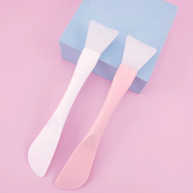 Wholesale Silicone Facial Head Mask Brush Soft Brushes Integrated Makeup Dual-use Mud Film Brush DIY Film Adjusting Beauty Tool